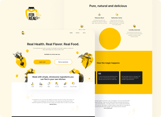 Fer Real Food Website